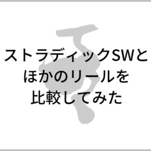 ストラディックswとサステインやバイオマスターswの違いは何 比較してわかりにくいところを明確にしてみた ルアー通